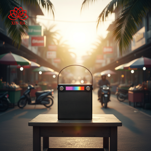 Wholesale New Kids Family RGB Light Show Rechargeable Karaoke Machine Mini Bluetooth <strong>Speaker</strong> with Dual Wireless - Product Image 1