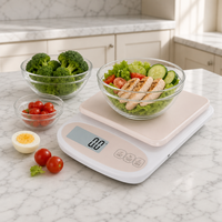 Báscula Digital de Cocina de Alta Precisión 6kg/0.1g, Báscula Electrónica para Pesar Alimentos con Función de Tara para Hornear, Cocinar y Preparar Comidas