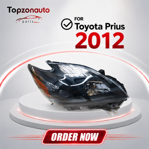 Topzonauto pour <span class=keywords><strong>Toyota</strong></span> <span class=keywords><strong>Prius</strong></span> 2012, phare à fond noir, ensemble d'éclairage automobile 81170-47520 / 81130-47520 (noir) - Product Image 1