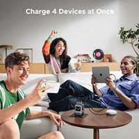 Chargeur GaN UGREEN Uno 100W Robot Nexode 4 ports PD à charge rapide, chargeur de téléphone PPS Robot GaN USB C, adaptateur secteur pour Macbook