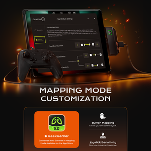 อะแดปเตอร์สำหรับเล่นเกมบนโทรศัพท์มือถือ, อะแดปเตอร์แปลงคอนโทรลเลอร์เกมสำหรับสมาร์ทโฟน, อุปกรณ์เสริมเกมมือถืออเนกประสงค์สำหรับแอนดรอยด์ ไอโอเอส - Product Image 2