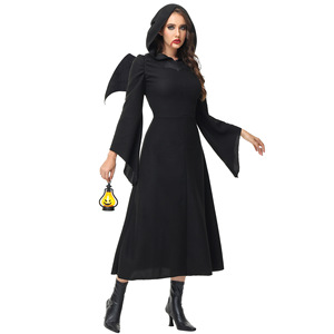 <span class=keywords><strong>Disfraz</strong></span> de <span class=keywords><strong>Bruja</strong></span> Zombi para Halloween 2026, Alas de Ángel Negro, <span class=keywords><strong>Disfraz</strong></span> de <span class=keywords><strong>Bruja</strong></span>, Cosplay - Product Image 5