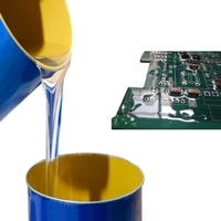 Composé de scellement électronique en caoutchouc silicone platine 00-20 Shore, qualité alimentaire, translucide, haute résistance à la température pour PCB LED