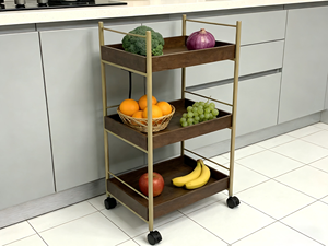 الأكثر مبيعًا محطة شحن يو إس بي لشحن 2 مع 1 متر ورفوف تخزين من الذهب والجوز - Product Image 2