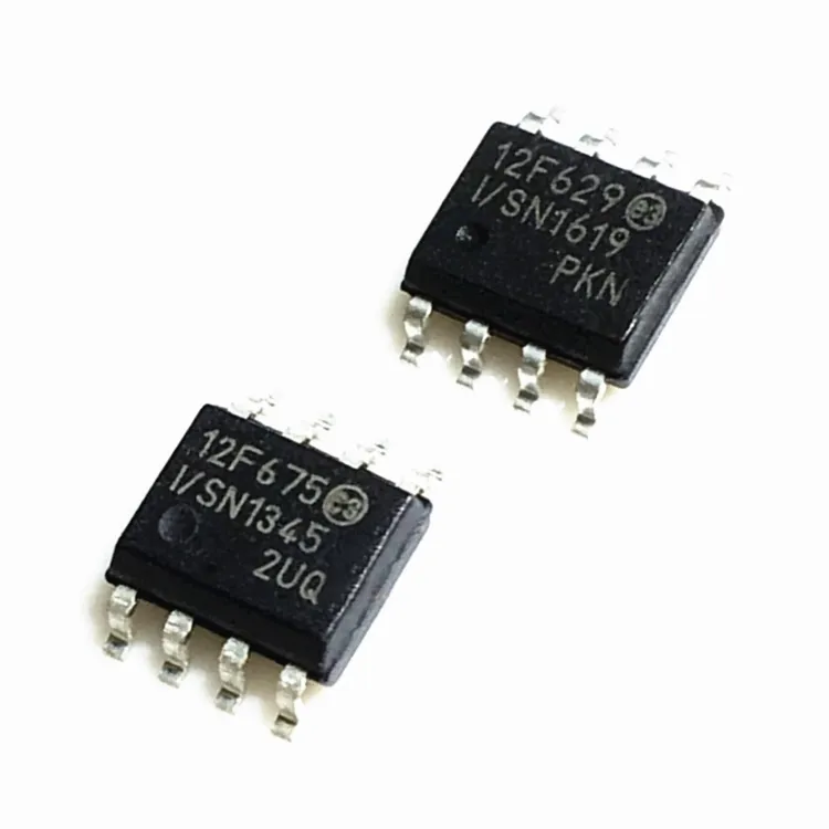 Memoria Flash microcontrolador IC Chip PIC12F675-I/P PIC12F675-E/P PIC12F675T-I/MF PIC12F675 IC MCU 8BIT 1.75KB FLASH 8DIP