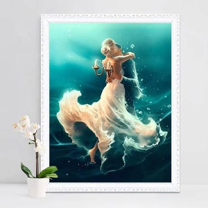 XIXI Nouvelle conception Peintures décoratives en acrylique pour la maison Kits de peinture diamant 5D DIY à motifs complets - Product Image 3