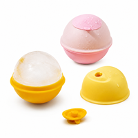 Moule à glaçons sphériques en silicone de qualité alimentaire sans BPA, moule à glaçons ronds pour whisky, machine à glaçons