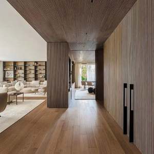 เฟอร์นิเจอร์บ้านสั่งทำสำหรับห้องนั่งเล่น ห้องนอน และอพาร์ตเมนต์ ตู้เก็บของไม้ทั้งหลังและชั้นวางหนังสือแบบตั้งพื้น - Product Image 5