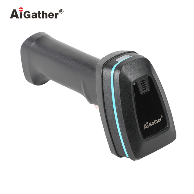 Easy-to-scan No Tools Needed Long-distance Handheld 1D 2D QR Barcode Scanner Gun for Mobile Payment Code Reader