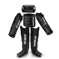 Offre Spéciale : Masseur à Compression d'Air à 4 Chambres avec Compression Séquentielle pour Jambes et Taille, Idéal pour le Traitement du Lymphœdème