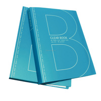 Porte-documents A4 en PP avec 30 pochettes, classeur de présentation avec pochettes en plastique, album de présentation pour œuvres d'art/photographies/documents