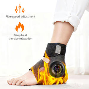 Nuevo Producto 2026 Masajeador de Pies y Tobillos Recargable por USB, Cinturón de Masaje Elástico para Tobillos con Vibración y Calor - Product Image 3