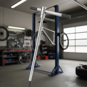 Jeu de clés hexagonales à poignée en T Fervi, métriques de 2 mm à 10 mm, outil de précision pour vélo et automobile - Product Image 3