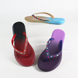 Plage été femmes pantoufles chaussures basses femmes tongs pantoufles pour sortie - Product Image 1