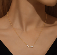 Ensemble de collier et boucles d'oreilles polyvalents en argent sterling S925 avec opale et accent zircon, vente en gros