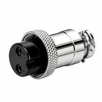 Connecteur Circulaire Aéronautique GX20 2~15 Broches en Alliage de Zinc, Prise Mâle-Femelle, Connecteur Électrique de Qualité Aérospatiale 3~7A