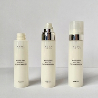 Flacon pulvérisateur en plastique PET personnalisé de 100 ml, pulvérisateur à fine brume plaqué or avec bouchon, maquillage, soin personnel, soin de la peau
