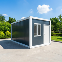 Maison préfabriquée compacte et pliable, maisonnette démontable, maison conteneur portable pour l'extérieur
