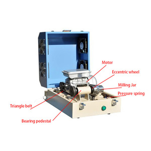 Batterie materialien Schleifen Kompakte Hoch geschwindigkeit kugelmühle mit optionaler Kugel und Glas für das Labor - Product Image 1