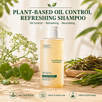 Shampoing OEM rafraîchissant à base de plantes pour le soin des cheveux, régulateur de sébum et de contrôle du sébum, avec extrait de levure fermentée pour cuir chevelu gras, en vrac