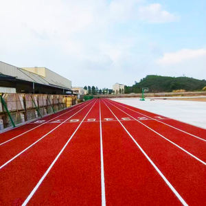 Revêtement de sol sportif sur piste de course hybride personnalisable INOLP résistant à la décoloration avec logo intégrant plusieurs options de couleur - Product Image 3