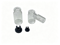Flacon en verre stérile de 2 ml, flacon en borosilicate transparent ambré pour l'industrie pharmaceutique