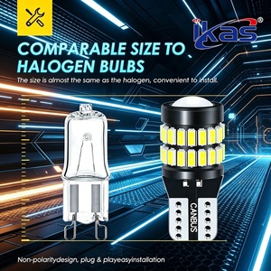 Ampoule LED T10 IKAS Factory, ampoule LED Canbus pour voiture, lumière blanche 6000K, éclairage intérieur de voiture, 12V, petite taille, ampoules LED haute luminosité - Product Image 3