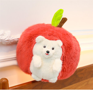 Nuevo Diseño de Xinhui, Peluche de Erizo Apple, Juguete de Peluche Suave con Relleno de Algodón PP, Peluche Corto para Niños y Niñas - Product Image 3