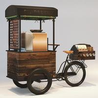Fabricant de stands mobiles de nourriture et de café personnalisés, bien faits, pour la promotion en plein air