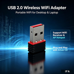 IFA01 อะแดปเตอร์ไวไฟไร้สาย USB ความเร็ว 150Mbps แบบติดตั้งภายใน มินิ ดองเกิล การ์ดเชื่อมต่ออินเทอร์เน็ต - Product Image 5