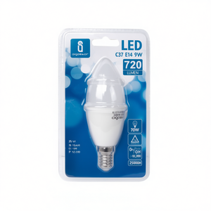 Lampadina LED C37 E14 9W 6400K Luce Diurna 720Lm 25000H Durata 230V Spagna - Product Image 2