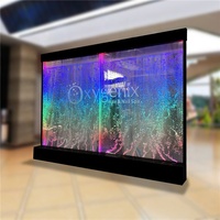 Dernière conception moderne de décoration murale chinoise du Nouvel An, lumineuse dans le noir, avec lumières LED RGB, logo personnalisé, usage commercial/à domicile