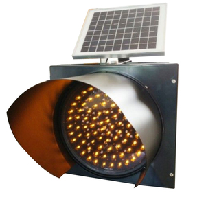 Semáforo Solar LED de Color Azul para Intersecciones, Luz Intermitente Amarilla/Roja - Product Image 2