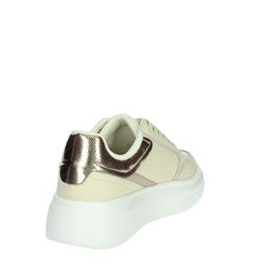 Liu-Jo Donna Sneakers Babol 03 Chaussures à plateforme en cuir beige pour femmes, mode décontractée - Product Image 3