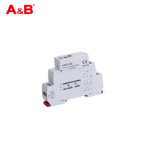 Relais temporisé modulaire miniature haute efficacité 1 NO à temporisation à l'activation ABT8-B2 AC/DC 12-240V 16A pour pompe, interrupteur de temporisation scellé
