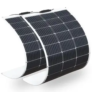 Высокоэффективная монокристаллическая силиконовая складная солнечная панель 200 Вт, 100 Вт, 300 Вт, ETFE, гибкие тонкопленочные моноэлементы, солнечные батареи