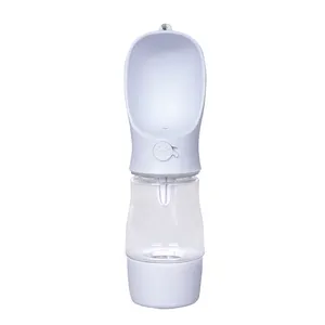 Bán Buôn Biểu Tượng Tùy Chỉnh Nhựa Du Lịch Uống Feeder Thực Phẩm Cầm Tay Pet Dog Chai Nước