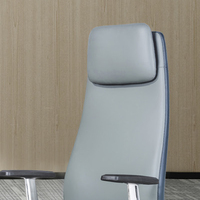 Ensemble bureau et chaise de direction de luxe de haute qualité Chaise de bureau ergonomique en PU Mobilier de bureau Chaises pivotantes en cuir