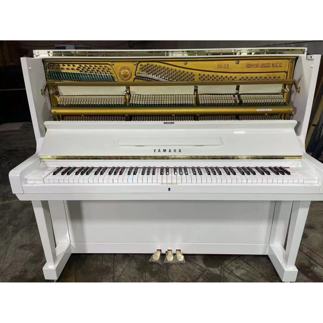 Original Japan Imported Second Hand YAMA-- Piano,japanese Used Piano U1 White Color