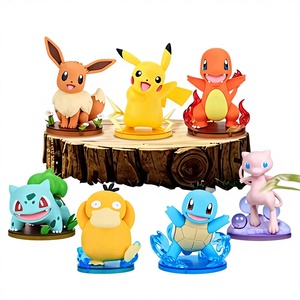 Figurines Pokémon Ludiques Bulbasaur & <span class=keywords><strong>Pikachu</strong></span> en ABS, Ornements Fabriqués au Japon, Jouets pour Enfants de 12 ans et plus - Product Image 1