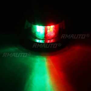 2 lampes de signalisation 12V pour bateau, feux de navigation LED rouge et vert pour bateaux, yachts, camions, remorques, fourgonnettes - Product Image 6