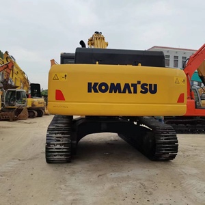 Excavatrice sur chenilles Komatsu PC400-8 de 38 tonnes, jaune, avec commande PLC, moteur Cummins, équipement de construction lourd d'occasion - Product Image 2