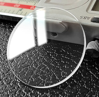 Double dôme 1.5mm d'épaisseur 30 ~ 40mm de diamètre Haute dureté et uniformité Verre de montre en cristal de saphir Remplacement