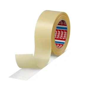 T esa 4934 double-sided tape consists of a fabric backing with a thick, tacky adhesive coating.