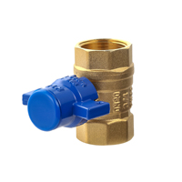 Compteur d'eau potable de 1/2 à 2 pouces SABER CW617 avec vanne en laiton à verrouillage