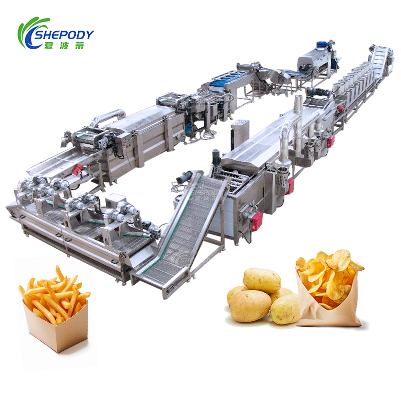 300 kg Frozen French Fries Production