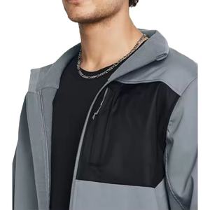 Veste Softshell Unisexe Sport Respirante Coupe-Vent Personnalisée OEM pour Hommes Veste de Fitness Casual d'Hiver - Product Image 3