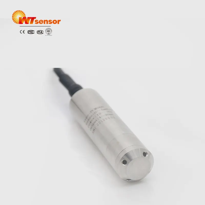 RS485 4~20mA fuel oil diesel water well water tank hydrostatic submersible liquid water level sensor