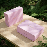 Maßgefertigte Umweltfreundliche Recycelte Rosa Kartonverpackungen mit Schaumstoffeinlage für Schuh- und Kleidungs-Geschenkverpackungen