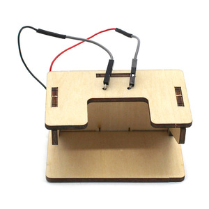 Kit de experimentos científicos para niños, modelo de madera, juguete educativo para niños de 4 a 6 años, funciona con pilas, Control Manual, forma geométrica - Product Image 3